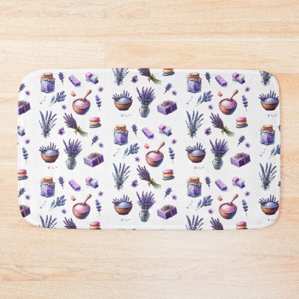 Item preview, Lavender and Spa Essentials Sticker Set designed and sold by FlowerMyLove.