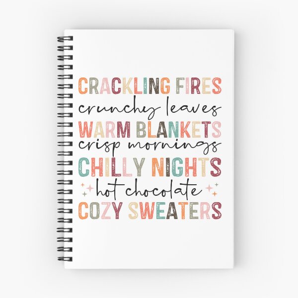 Item preview,  Crackling Fires, Warm Blankets, Chilly Nights, Cozy Sweaters designed and sold by Geek'eh Goods.