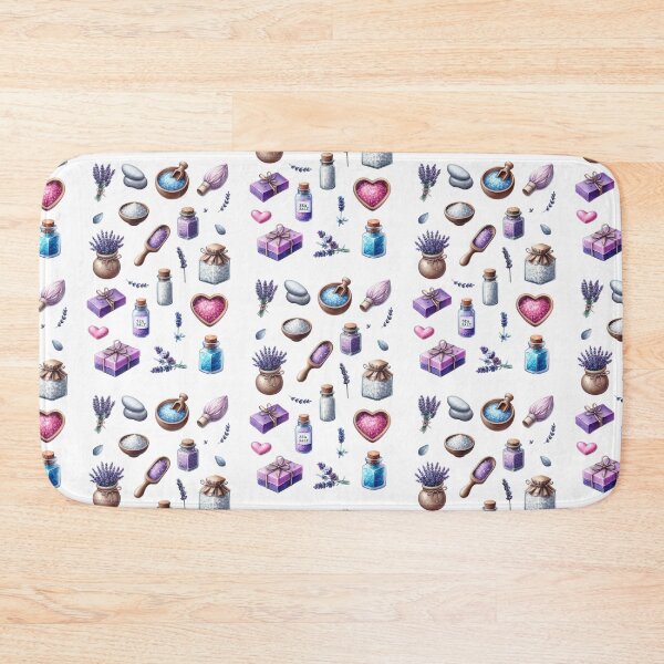 Item preview, Lavender Spa and Salt Jars Sticker Set designed and sold by FlowerMyLove.