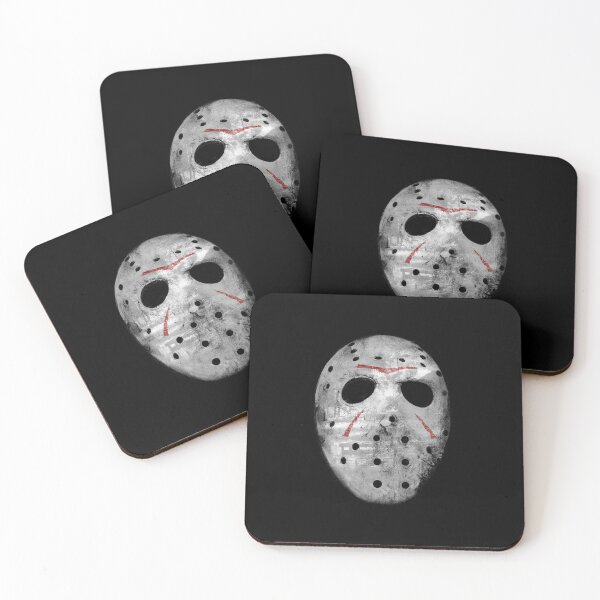 Item preview, Jason Mask and Crystal Lake - Friday the 13th Horror Art designed and sold by trentnin.