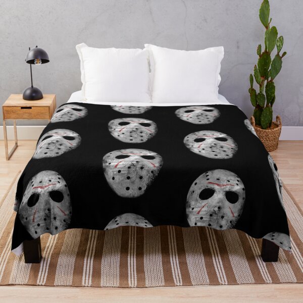 Item preview, Jason Mask and Crystal Lake - Friday the 13th Horror Art designed and sold by trentnin.