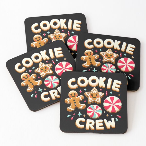 Item preview, "Cookie Crew" Cute Merry Christmas  Cookies designed and sold by CrasyART.