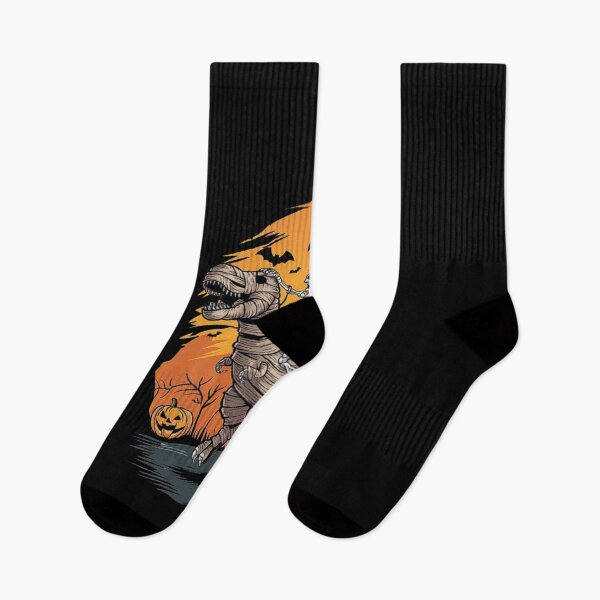 Item preview, Skeleton Riding Mummy T-Rex Halloween Design designed and sold by love3617.