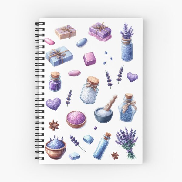 Item preview, Lavender Soap and Salt Collection Stickers designed and sold by FlowerMyLove.