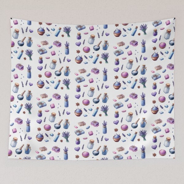 Item preview, Lavender Soap and Salt Collection Stickers designed and sold by FlowerMyLove.