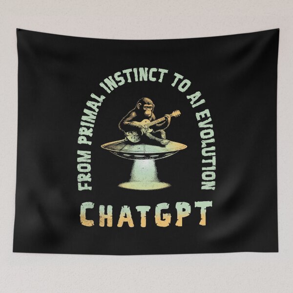 Item preview, From Primal Instinct To AI Evolution, Chat GPT designed and sold by A.I.  Took My Job!.