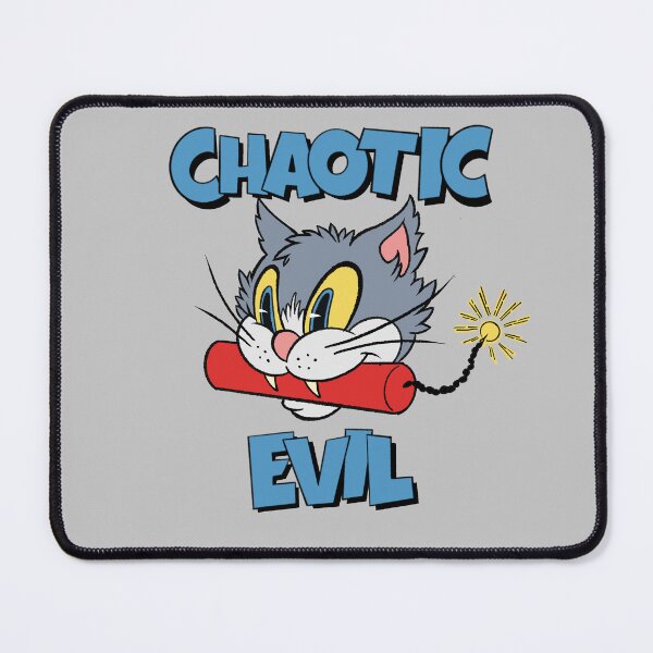 Item preview, Chaotic Evil Cat designed and sold by RedGooseInk.