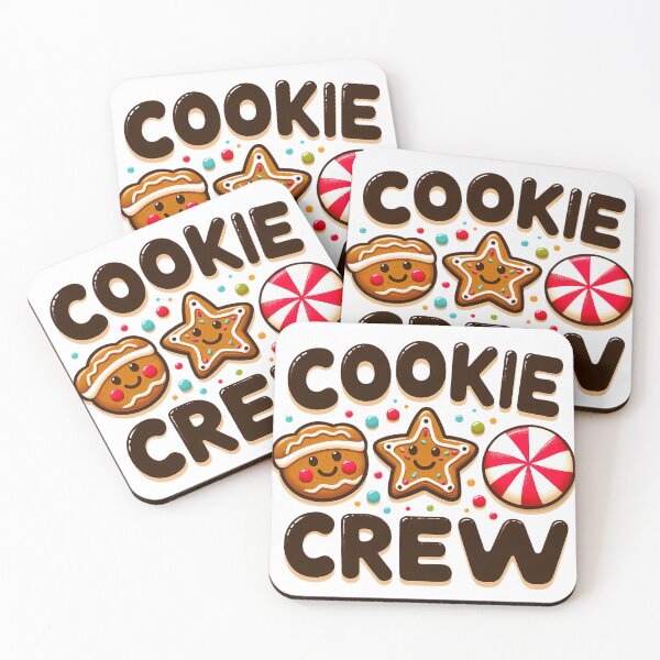 Item preview, "Cookie Crew" Cute Merry Christmas  Cookies designed and sold by CrasyART.
