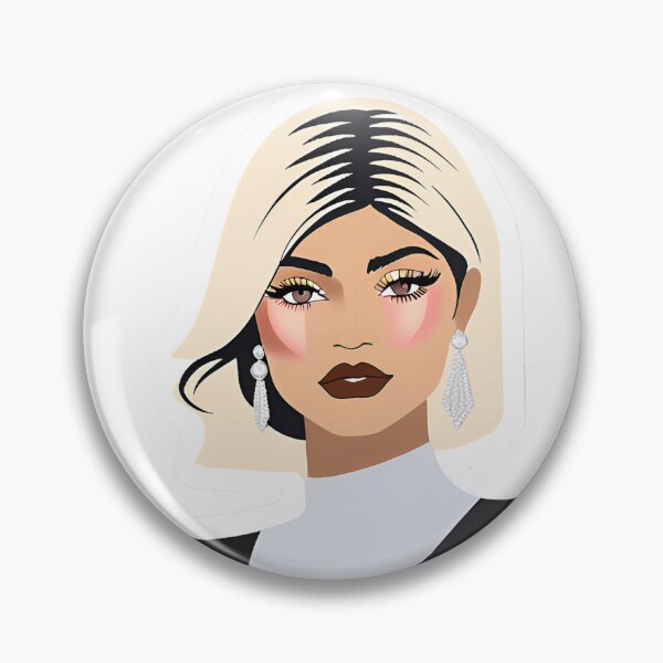 Item preview, Glamorous Kylie Jenner Design – Beauty and Fashion Icon Art designed and sold by Stefiivn.