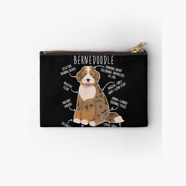 Item preview, Chocolate Merle Bernedoodle Dog Anatomy designed and sold by Clara Hollins.