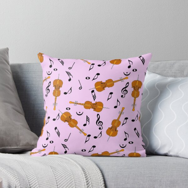 Item preview, Copy of Cello Black Music Notes Pattern Pink designed and sold by BartholGraphics.