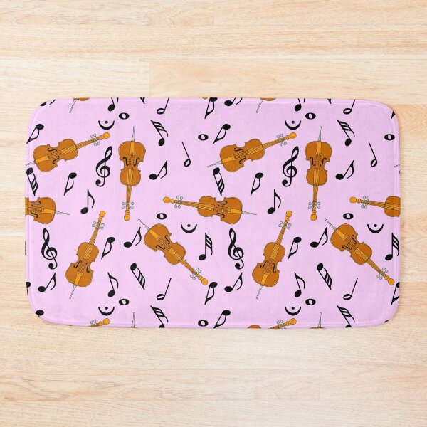 Item preview, Copy of Cello Black Music Notes Pattern Pink designed and sold by BartholGraphics.
