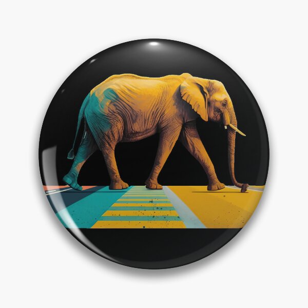 Item preview, Elephant on the Move: Road Crossing designed and sold by WildlifeSafari.