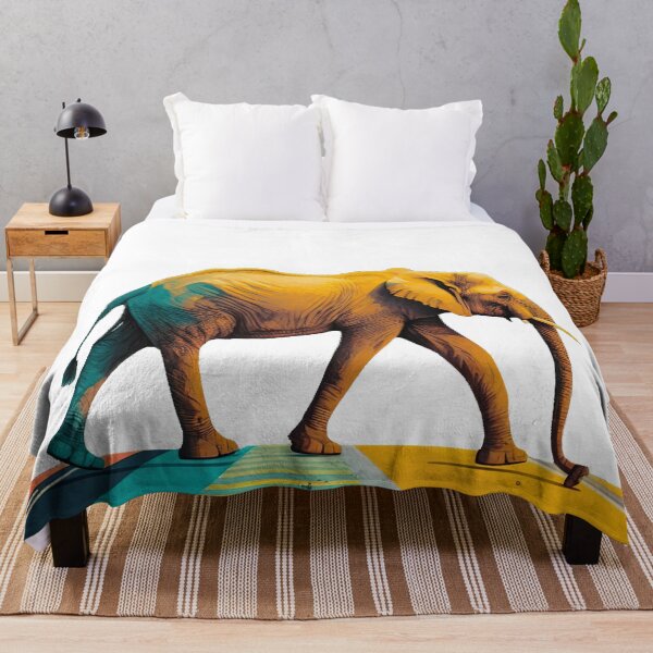 Item preview, Elephant on the Move: Road Crossing designed and sold by WildlifeSafari.