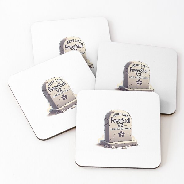Item preview, PowerShell v2: Gone But Not Missed (Gravestone) designed and sold by franklesniak.