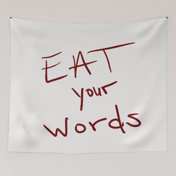 Item preview, EAT your words designed and sold by abeink.