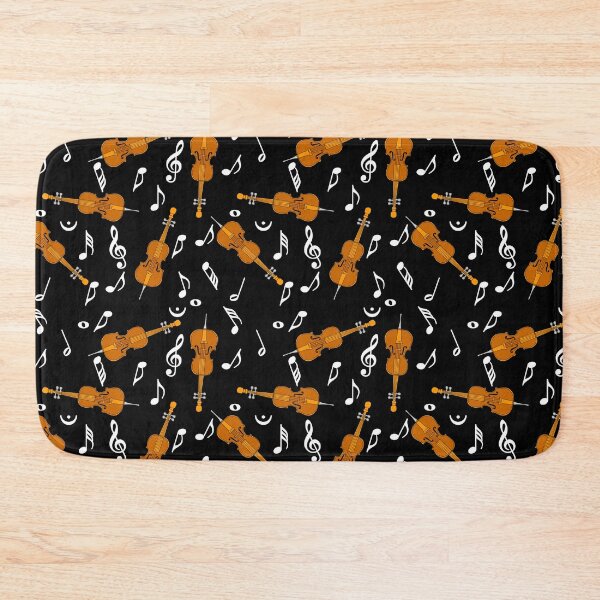 Item preview, Cello White Music Notes Pattern 2 designed and sold by BartholGraphics.
