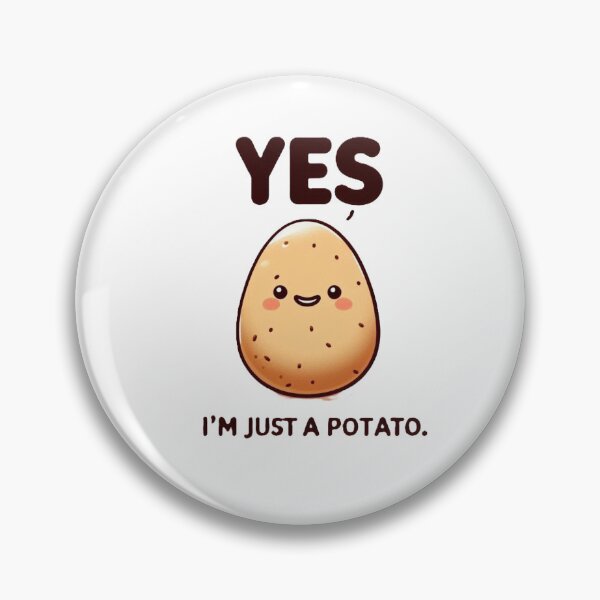 Item preview, Cheerful Potato Affirmation / Afirmação da Batata Alegre designed and sold by debbiebento.