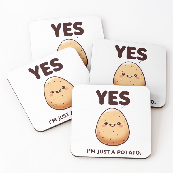 Item preview,  Cheerful Potato Affirmation / Afirmação da Batata Alegre designed and sold by debbiebento.