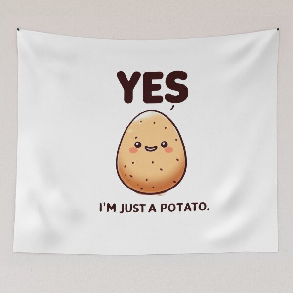 Item preview, Cheerful Potato Affirmation / Afirmação da Batata Alegre designed and sold by debbiebento.