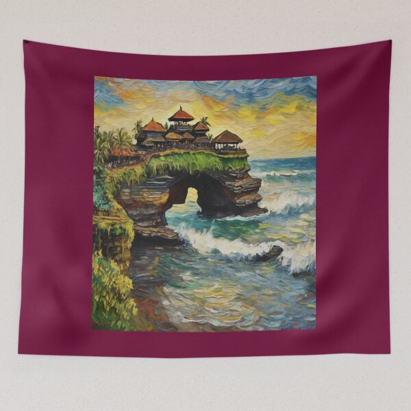 Item preview, Landscapes of Bali: The Tanah Lot Temple designed and sold by Artisticanvas.