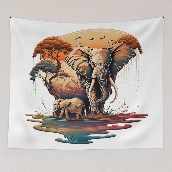 Item preview, Majestic African Elephant Journey designed and sold by WildlifeSafari.