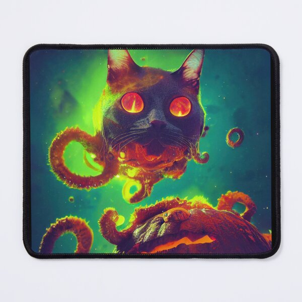 Item preview, Am Nightmares Cat. Halloween Poster designed and sold by CosmicBlesedEye.