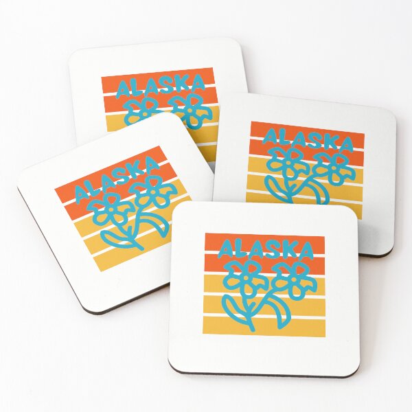 Artikelvorschau, Alaska State Vergissmeinnicht Blumen-T-Shirt Sticker entworfen und verkauft von ThinkNature!.