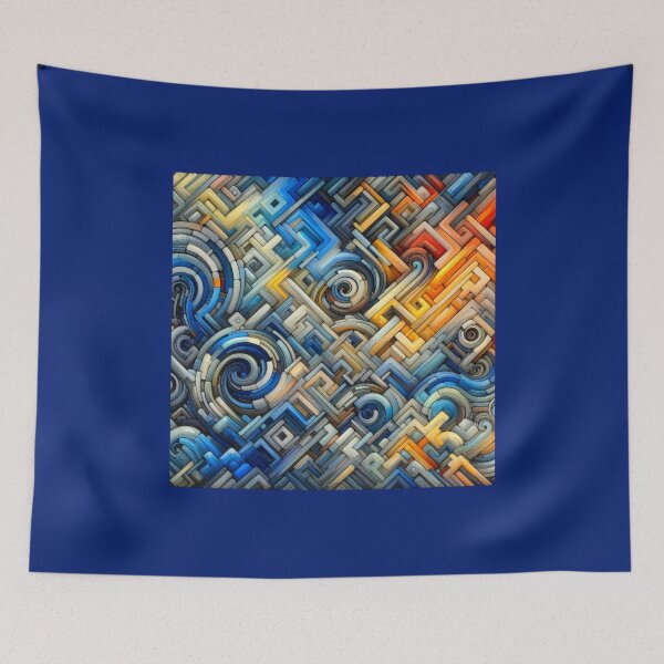 Item preview, Abstract Maze Art designed and sold by Halifaxartguy.