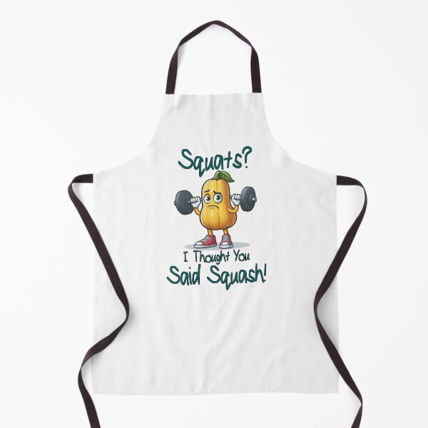 Item preview, Squats? I thought you said Squash - Funny Squash, Healthy Living, Food and Eating designed and sold by DesignbyJanja.