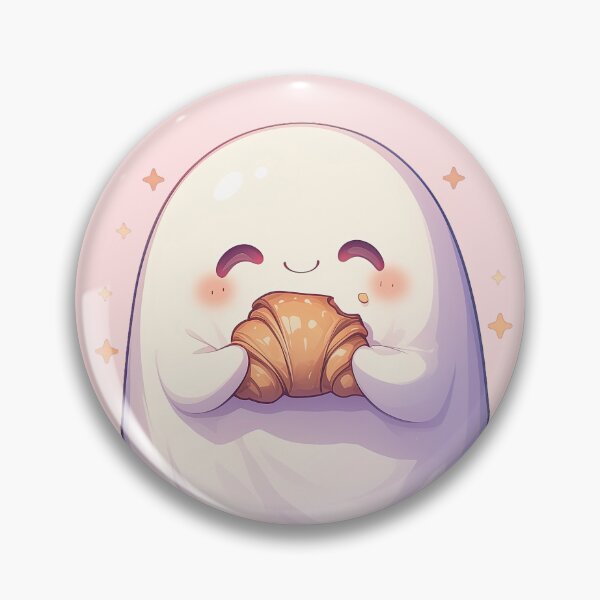 Item preview, Cute Croissant Ghost designed and sold by RetroPrints.