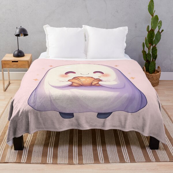 Item preview, Cute Croissant Ghost designed and sold by RetroPrints.