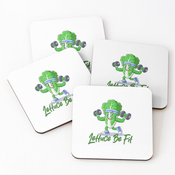 Item preview, Lettuce be fit - Funny Lettuce Working Out, Healthy Living and Eating designed and sold by DesignbyJanja.