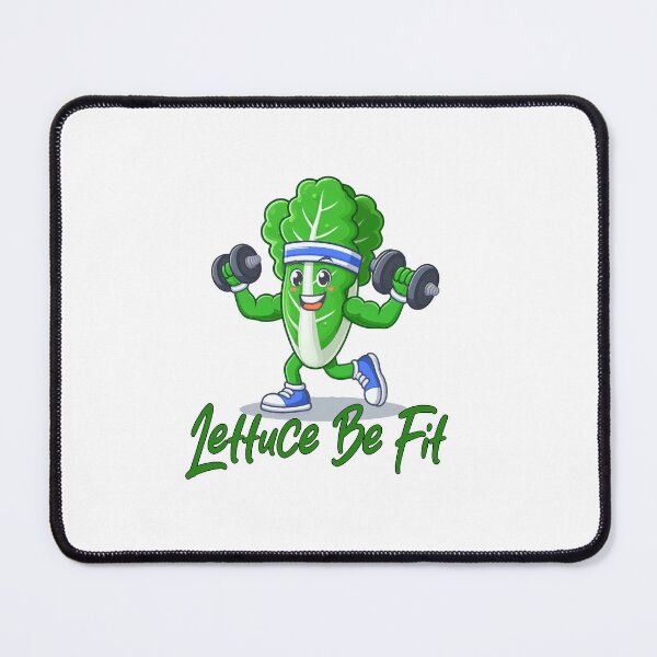 Item preview, Lettuce be fit - Funny Lettuce Working Out, Healthy Living and Eating designed and sold by DesignbyJanja.