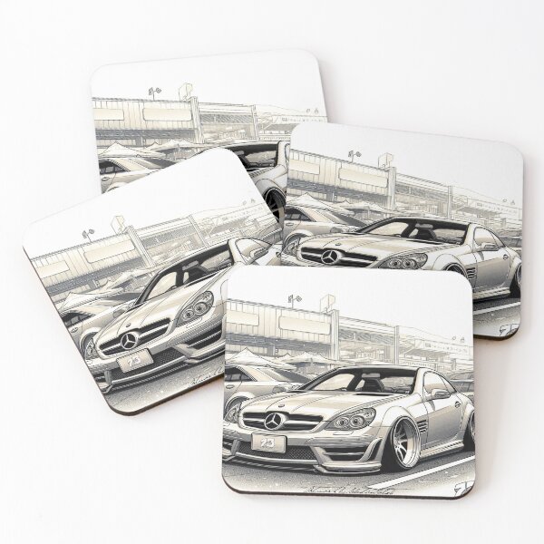 Item preview, Manga Style SLK R171 in a Japanese Parking Area designed and sold by 73corners.