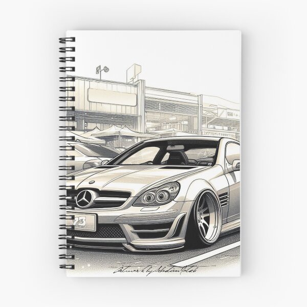 Item preview, Manga Style SLK R171 in a Japanese Parking Area designed and sold by 73corners.