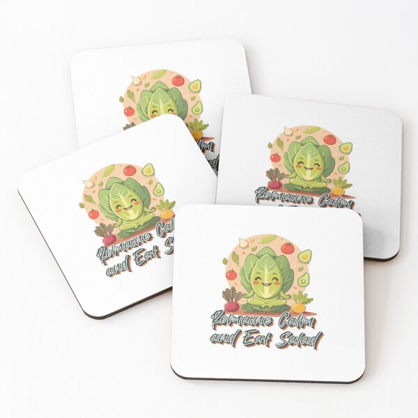 Item preview, Romain Calm and Eat Salad - Funny Lettuce Yoga, Healthy Living and Eating designed and sold by DesignbyJanja.