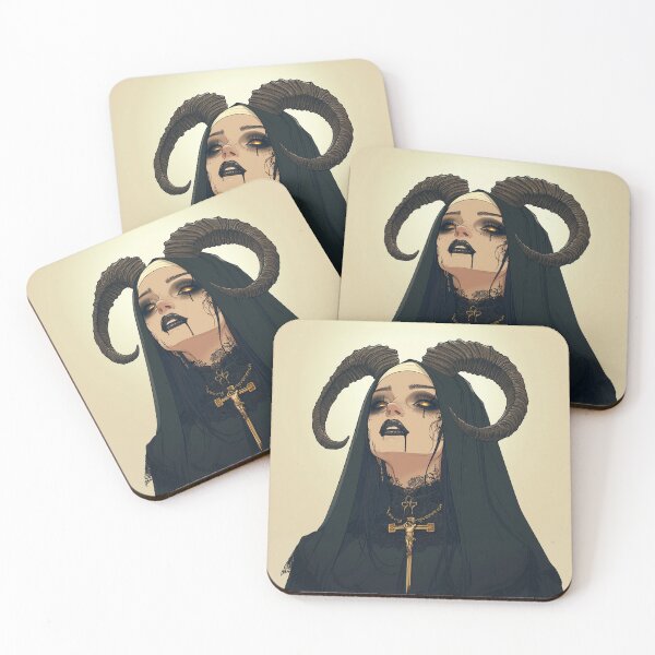 Item preview, Satanic Nun designed and sold by CursedbyLilith.
