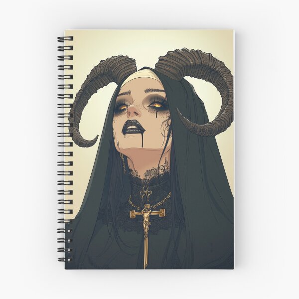 Item preview, Satanic Nun designed and sold by CursedbyLilith.
