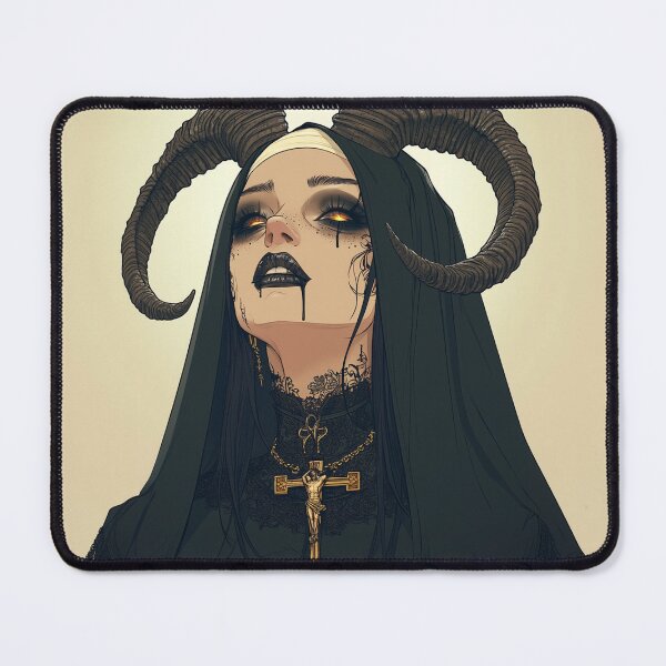 Item preview, Satanic Nun designed and sold by CursedbyLilith.