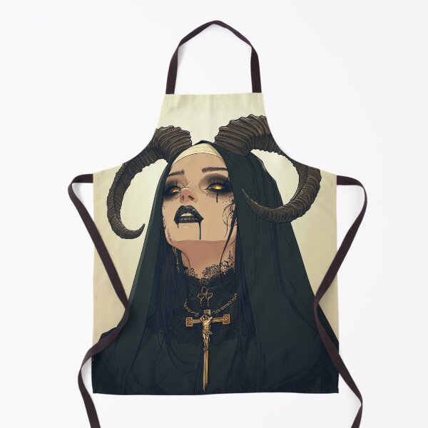 Item preview, Satanic Nun designed and sold by CursedbyLilith.