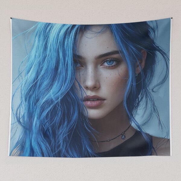 Item preview, The Enigmatic Blue designed and sold by oanaunciuleanu.