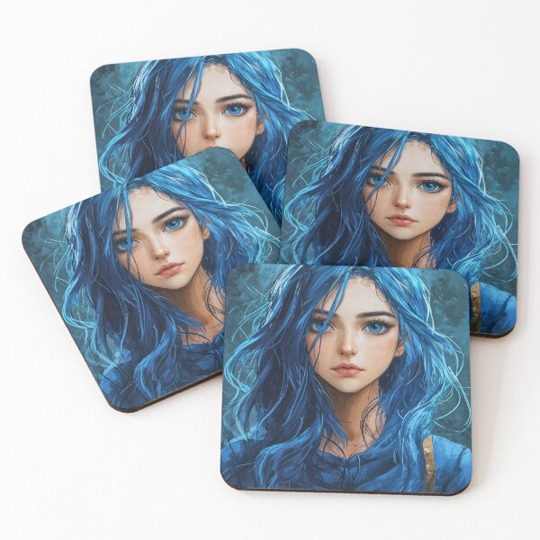 Item preview, The Enigmatic Blue designed and sold by oanaunciuleanu.