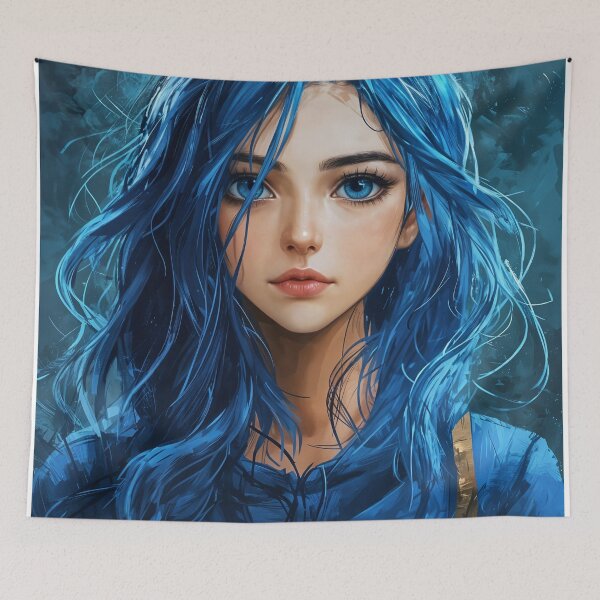 Item preview, The Enigmatic Blue designed and sold by oanaunciuleanu.