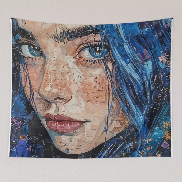 Item preview, The Enigmatic Blue designed and sold by oanaunciuleanu.