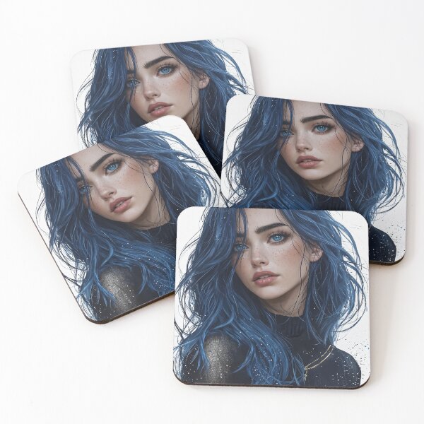 Item preview, The Enigmatic Blue designed and sold by oanaunciuleanu.