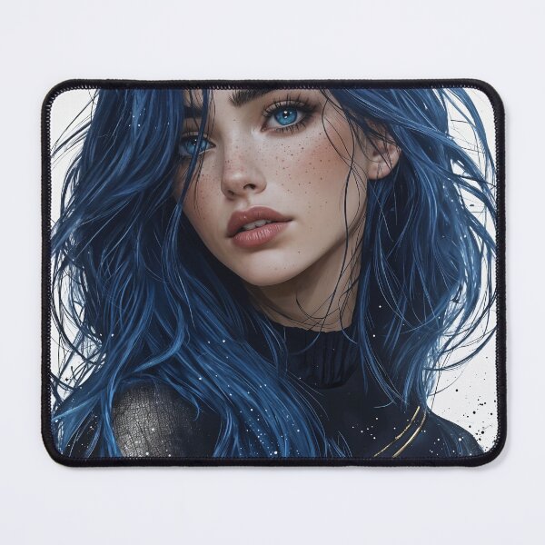 Item preview, The Enigmatic Blue designed and sold by oanaunciuleanu.