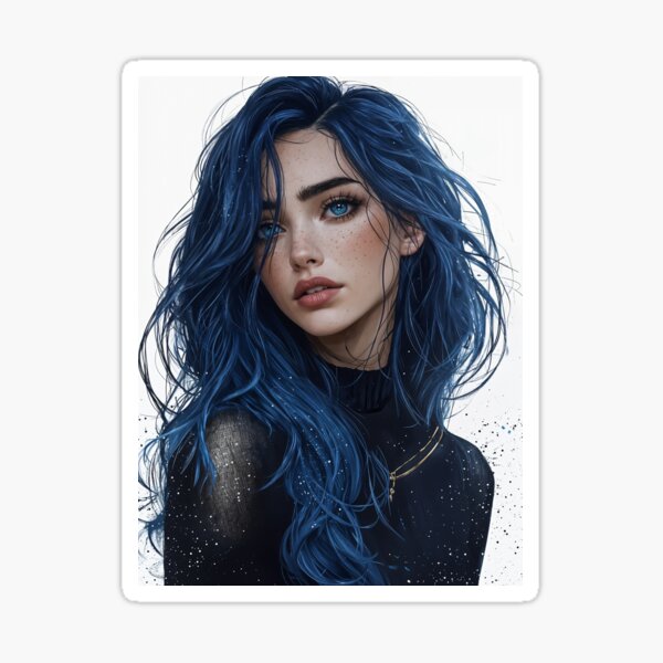 Item preview, The Enigmatic Blue designed and sold by oanaunciuleanu.