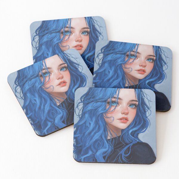 Item preview, The Enigmatic Blue designed and sold by oanaunciuleanu.