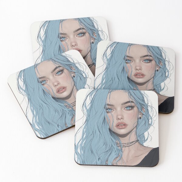 Item preview, The Enigmatic Blue designed and sold by oanaunciuleanu.